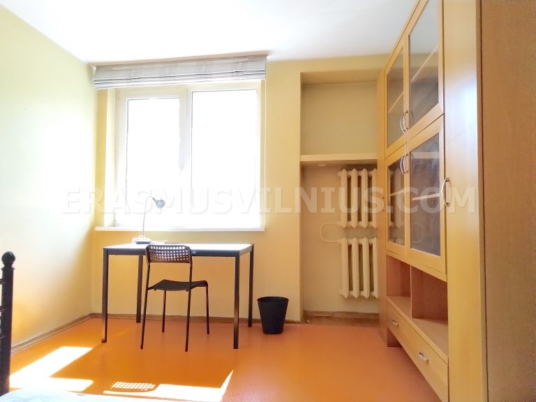 Vista dal balcone dell'Appartamento 1, Kauno gatvė nel centro storico di Vilnius