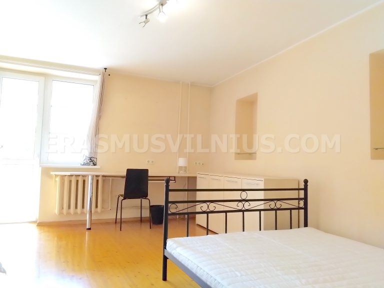 Bagno con doccia e vasca nell'Appartamento 1, Kauno gatvė